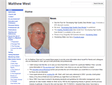 Tablet Screenshot of matthew-west.org.uk